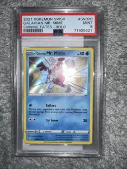 PSA 9 2021 POKEMON SWSH GALARIAN MR. MIME SHINING FATES- HOLO#SV020MINT971925621 - Image 3