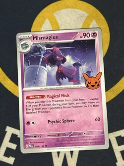 Pokemon TCG Mismagius Trick or Trade Booster 2023 088/193 Regular... - Image 1