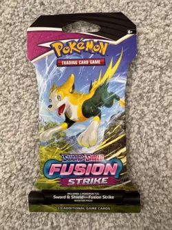 Pokemon TCG: Sword & Shield Fusion Strike Lot of 6 Sleeved Booster Packs - Image 3