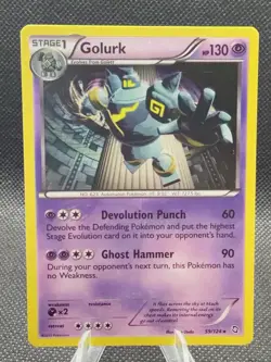 Golurk 59/124 Holo Rare 2012 Pokemon Black & White: Dragons Exalted LP - Image 1