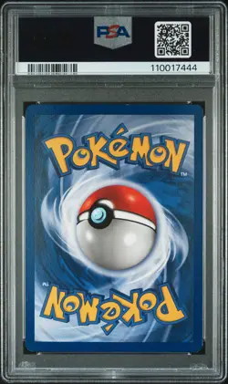 1999 POKEMON FOSSIL #4 DRAGONITE-HOLO PSA 8 - Image 2