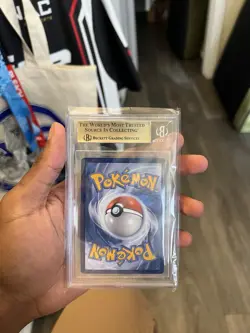 Pikachu EX XY124 Pokemon Black Star Promos Red & Blue Collection BGS 8 NM-MT - Image 2