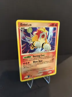 Entei LV.43 Cracked Ice Holo Pokemon 4/132 Secret Wonders NM Free Shipping - Image 3