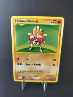 Hitmonchan 129/127 Platinum Secret Rare Holo Pokemon TCG NM - Image 1