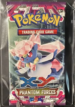 Pokemon XY Phantom Forces Booster Pack (Diancie Art) Factory Sealed - Image 1
