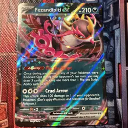 Pokemon TCG Fezandipiti EX 038/064 Shrouded Fable Double Rare Holo NM - Image 1