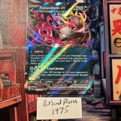 Pokemon TCG Fezandipiti EX 038/064 Shrouded Fable Double Rare Holo NM - Image 3