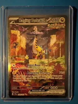 Pokemon - Temporal Forces - Raging Bolt Ex 208/162 - ungraded - Near mint or bet - Image 1