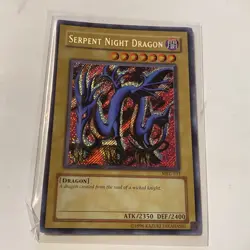 Serpent Night Dragon Secret Rare Holo Yu-Gi-Oh! TCG - Image 1