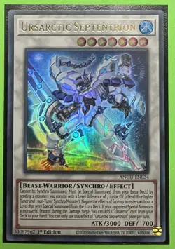Yugioh! TCG - Ursarctic Septentrion - ANGU-EN034 - Ultra Rare - 1st ed - NM - Image 1