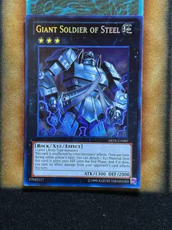Yugioh Giant Soldier Of Steel ABYR-EN085 Secret Rare NM - Image 1