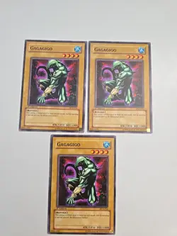 Yugioh Gagagigo DCR-054 Dark Crisis 1st Edition x3 Playset VLP/NM - Image 1