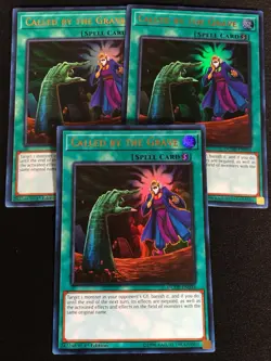 Yugioh Called By The Grave DUDE-EN044 1st Ultra x3 (NM) - Image 1
