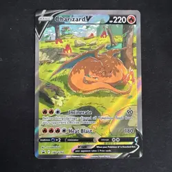 Pokemon TCG Charizard v SWSH260 Sword & Shield Promo Holo Card NM - Image 1