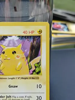 Pikachu - 58/102 - Base Set - Shadowless Red Cheeks - Pokemon Card - Image 3