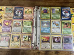 Vintage Pokemon 200+ Binder Card Lot - Binder & Pages Included - Image 3