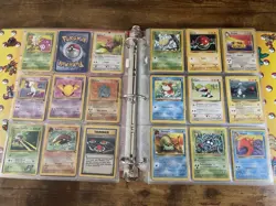 Vintage Pokemon 200+ Binder Card Lot - Binder & Pages Included - Image 4