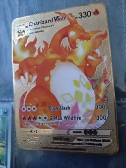 Charizard DX HP500 Gold Metal Pokemon Card-Collectible Gift Display！HOT! - Image 1