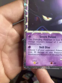 🔥Pokemon Card: Crobat PRIME HOLO 84/95 HGSS Unleashed Set ULTRA Rare! VLP - Image 5