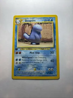 Quagsire 48/64 Neo Genesis Pokemon Card - Stage 1, 70 HP, Near Mint - Image 1