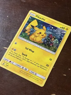 Pokemon TCG Pikachu SM86 SM Promos Holo Card - Image 1