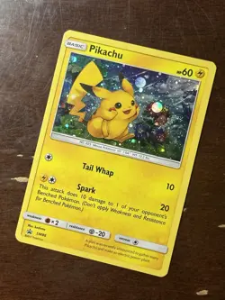 Pokemon TCG Pikachu SM86 SM Promos Holo Card - Image 2