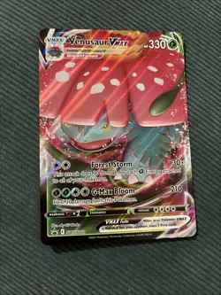 Venusaur VMAX SWSH102 JUMBO Black Star Promo Pokemon Card Oversized 2021 - Image 1
