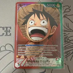 One Piece TCG OP13-001 Monkey D. Luffy Alt Art Leader AA Card Game CCG English - Image 1