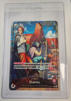 2025 One Piece Shanks PSA Promo Card OP09-001 Unopened Sealed - Image 1