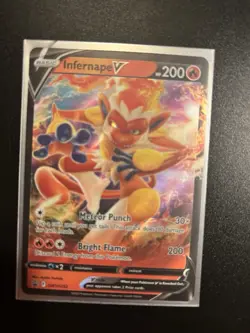 Infernape V SWSH252 SWSH: Sword & Shield Promo Cards Holo - Image 1