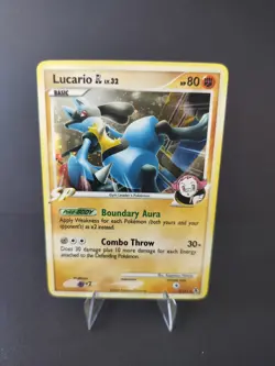 Lucario GL 8/111 Rising Rivals Holo Rare Pokemon Card NM - Free Shipping - Image 1