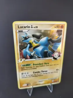 Lucario GL 8/111 Rising Rivals Holo Rare Pokemon Card NM - Free Shipping - Image 3