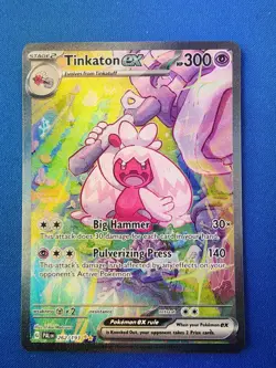 Pokemon Cards Tinkaton ex 262/193 Illustration Rare Paldea Evolved - (NM) - Image 1