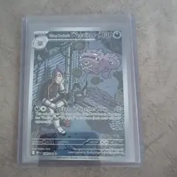 Pokemon TCG Team Rocket's Weezing Destined Rivals Illustration Rare Card 199/182 - Image 1
