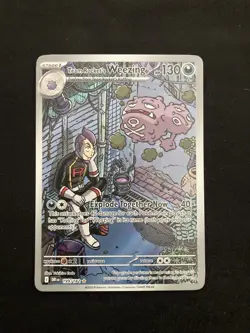Pokemon TCG Team Rocket's Weezing Destined Rivals Illustration Rare Card 199/182 - Image 3
