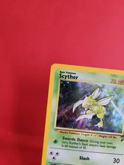 Pokemon Karte/card - Scyther Sichlor 17/130 - Base Set 2 - Holo - Exc-Near Mint - Image 2