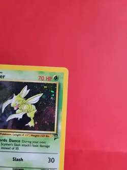Pokemon Karte/card - Scyther Sichlor 17/130 - Base Set 2 - Holo - Exc-Near Mint - Image 3