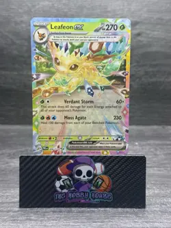 Pokemon TCG Leafeon EX 6/131 Prismatic Evolutions Double Rare Holo Card - Image 1