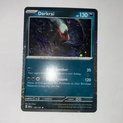 Darkrai 136/197 Obsidian Flames Cosmos Holo Promo Near Mint Pokemon Card - Image 1