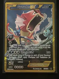 Pokemon TCG Gyarados EX 123/122 XY Breakpoint 2016 Secret Holo Rare Card - Image 1