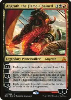 1 x Angrath, the Flame-Chained - Rivals of Ixalan - LP - MTG - Image 1