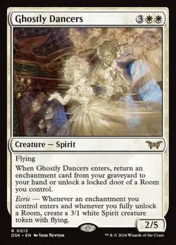 Ghostly Dancers (013) Duskmourn: House of Horror DSK MTG Magic - Image 1