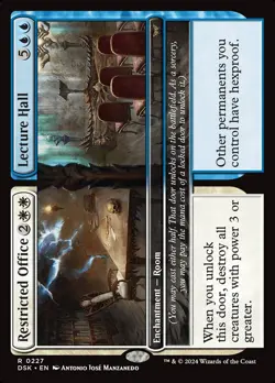 Restricted Office // Lecture Hall (227) Duskmourn: House of Horror DSK MTG Magic - Image 1