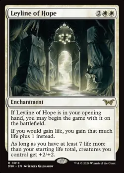 Leyline of Hope (018) Duskmourn: House of Horror DSK MTG Magic - Image 1