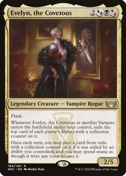 Evelyn, the Covetous (184) Streets of New Capenna SNC MTG Magic - Image 1