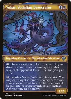 Vohar, Vodalian Desecrator Foil (325) Showcase Dominaria United DMU MTG Magic - Image 1