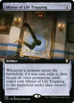 Mirror of Life Trapping Foil (599) Extended Art Battle for Baldur's Gate CLB MTG - Image 1