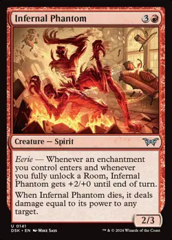 Infernal Phantom Foil (141) Duskmourn: House of Horror DSK MTG Magic - Image 1