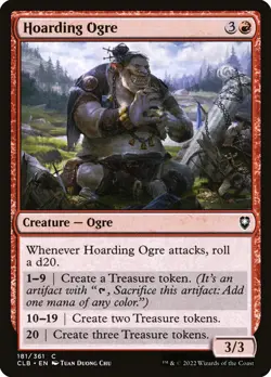 Hoarding Ogre Foil (181) Battle for Baldur's Gate CLB MTG Magic - Image 1