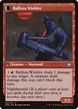 Ballista Watcher // Ballista Wielder Foil (143) Innistrad: Crimson Vow VOW MTG - Image 2